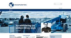 Desktop Screenshot of kranpunkten.com